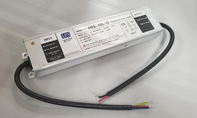 150W 12.5A IP67 منبع تغذیه ضد آب ولتاژ ثابت راننده LED 12 ولت 1