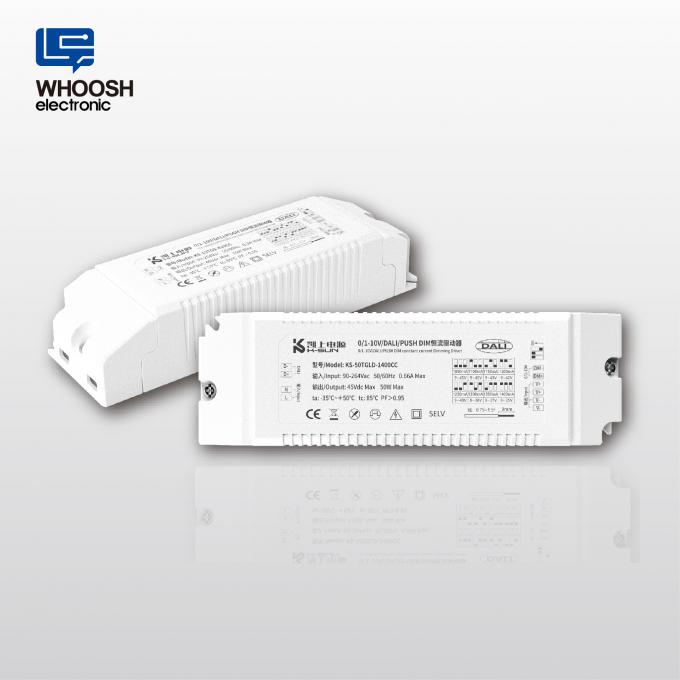 DALI Single Output Dimmable LED Driver 0-10V 50W 1400mA For Downlight 1